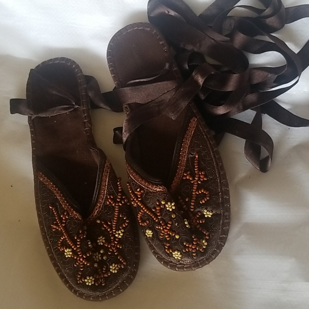 Espadrille Lace up sandals